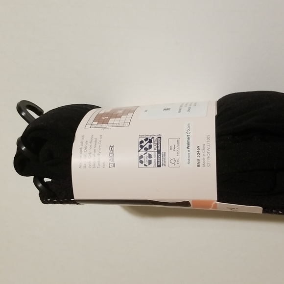 Secret Treasures 2 Pair Fishnet/Opaque Tights - Picture 7 of 8